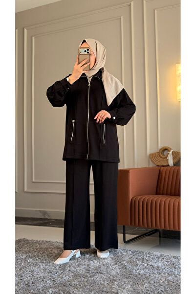 Suede Style 6420 - Stylish Comfortable Single Jersey Knit Modal Loose Zippere...
