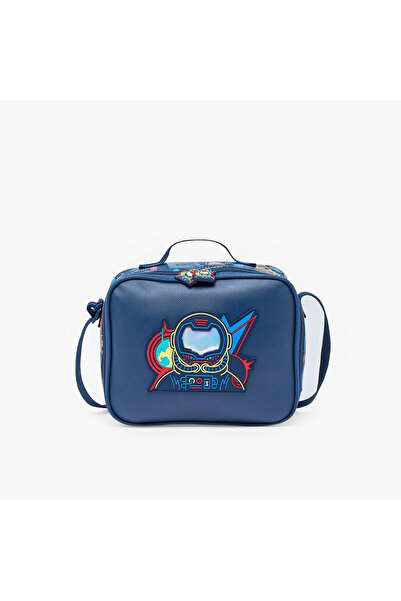 Lifestyle Astronaut Print Lunch Bag for Boys 5-8 Years with Adjustable Strap