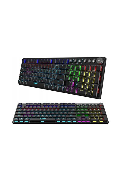 İbox Tastatură cu fir/fără fir Aurora K-6 Gaming, mecanică Low