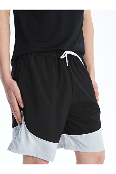 LC Waikiki Black Comfortable Fit Men's Sports Shorts