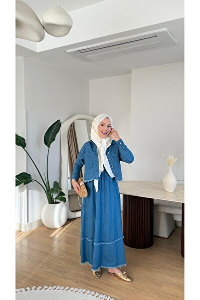 NİLNUR MODA New Season Women's Seher Denim Suit Summer Collection
