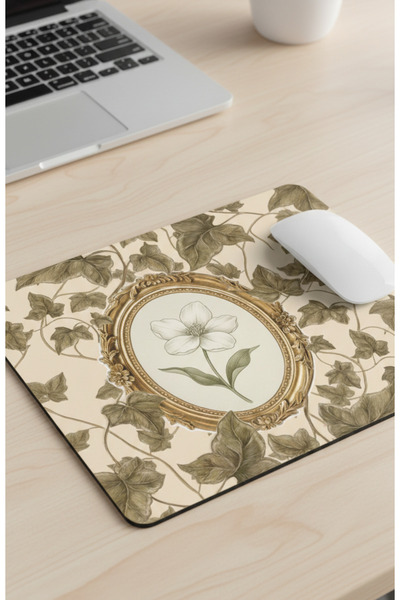 Etnik Dekor Vintage White Floral Pattern, 30X40 Procontrol – Large Area Ultra...