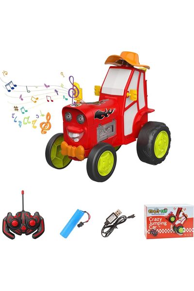 Baby Planet GoolRC Remote Control Car, Crazy Jumping Car Toy with Music Light...