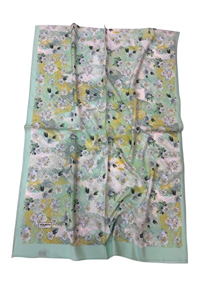 istanbul prensesleri French Silk Shawl with Floral Pattern, High Quality, Sof...