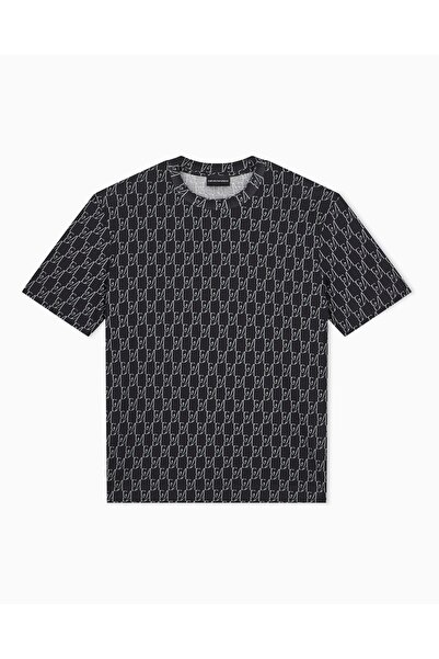 Emporio Armani Men's Cotton Jersey Fabric Regular Fit Logo Signed Short Sleev...