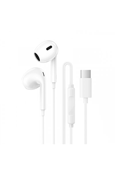 Borofone Handsfree USB-C BM100 Max Fuente, Alb