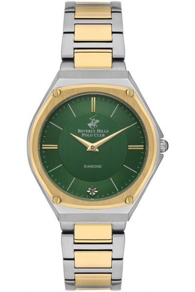 Beverly Hills Polo Club BEVERLY HILLS BP3560X.270 ceas de damă verde, fashion...