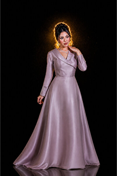 Shelook Evening Dress Made of Mikado Material
