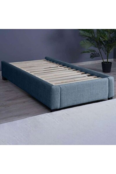 PAN HOME قاعدة أوليمبيا شانيل باللون الأزرق المخضر 90x200 سم