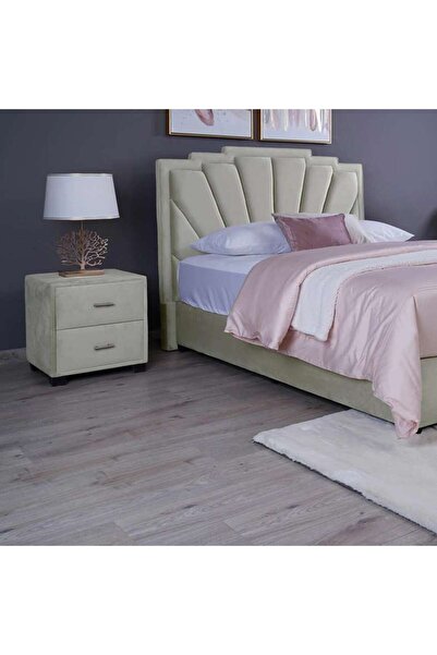PAN HOME URANUS HEADBOARD VELVET WHITE L-160 : H-125 CM