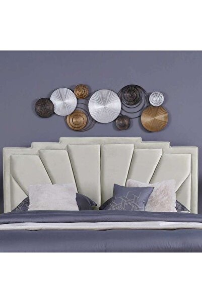PAN HOME URANUS HEADBOARD VELVET WHITE L-180 : H-125 CM