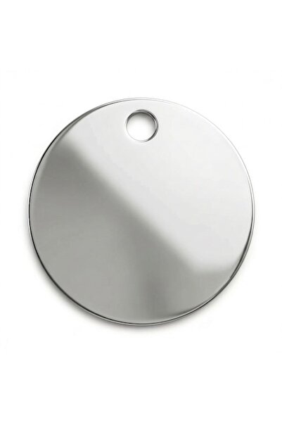 OEM Medalion de identificare pentru animale de companie – metalic, rotund, 22 mm