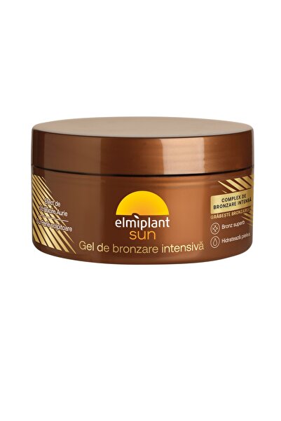 ELMIPLANT Sun Gel de bronzare intensiva cu efect de stralucire aurie 100ML