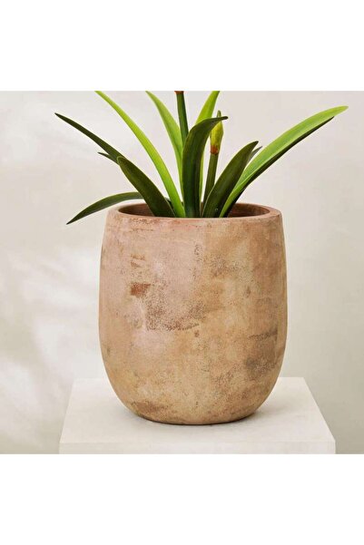 PAN HOME Delilah Terracotta Planter 37x41cm- Brown