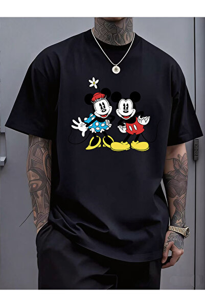 SAUDI DISNEYLAND disneyland Men and Women's 100% Cotton T-Shirt - Oversized C...