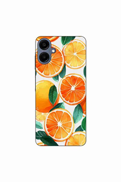 OEM Θήκη συμβατή με Samsung Galaxy A06 Σιλικόνης Gel TPU Σχέδιο Πορτοκάλια