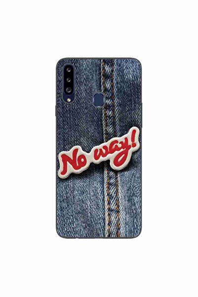 OEM Husa compatibila cu Samsung Galaxy A20S Silicon Gel Tpu Model No Way Jeans