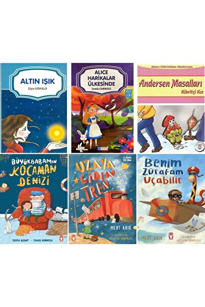 Timaş Çocuk İLKOKUL 1.2. VE 3. SINIF SET Büyükbabamın Kocaman Denizi,Uzaya Gi...