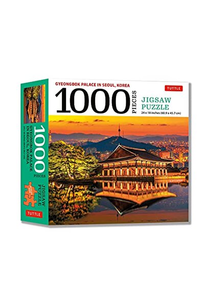 Tuttle Publishing Gyeongbok Palace in Seoul Korea - 1000 Piece Jigsaw Puzzle:...