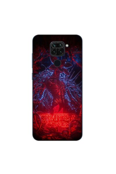 OEM Θήκη συμβατή με Xiaomi Redmi Note 9 Σιλικόνης Gel TPU με σχέδιο Stranger ...