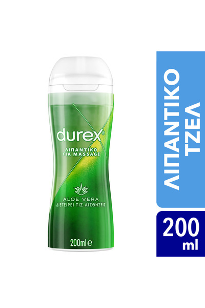Durex Το Play Massage 2in1 Aloe Vera είναι ένα λιπαντικό τζελ 200ml