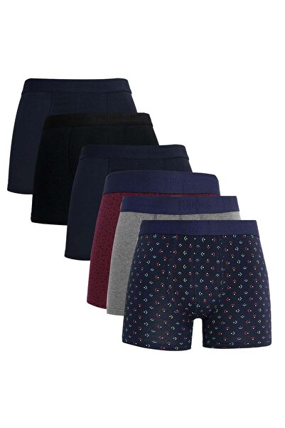 Tudors Pachet de 6 pentru bărbați din bumbac material elastic țesături elasti...