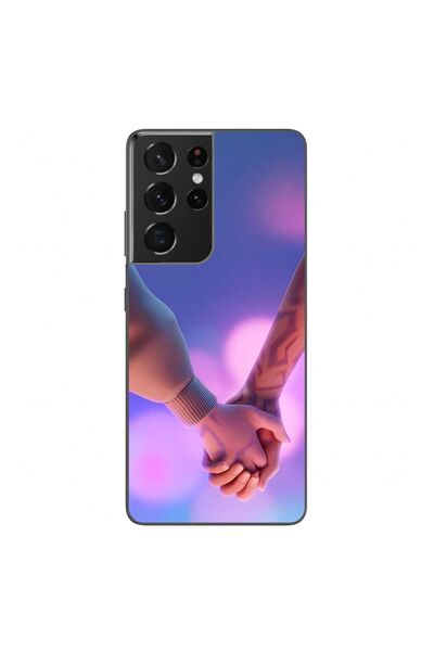 OEM Husa compatibila cu Samsung Galaxy S21 Ultra Silicon Gel Tpu Model KPop D...