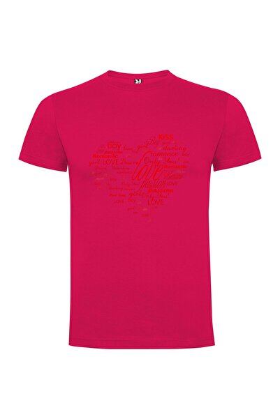 iLovePrints Word Heart Romance Tshirt