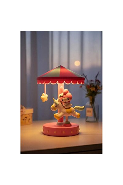 Empressco Sanrio Lisanslı My Melody Atlı Karınca Temalı Dekoratif LED Gece La...