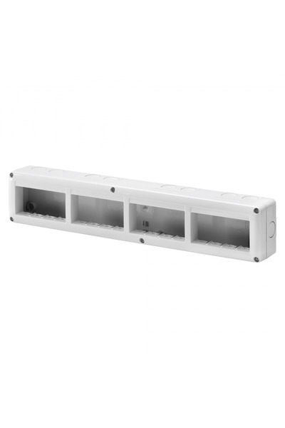 Gewiss Rama Aplicata pe tencuiala Gewiss, 16 module GW27008, montaj aplicat, ...