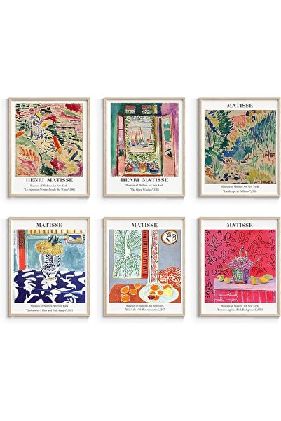 ESSESORIES Master Artist Matisse Abstract Vintage Aesthetic Poster Wall Art S...