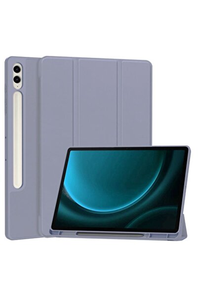 Techsuit Flex Trifold (με θήκη για μολύβι) - Samsung Galaxy Tab S9 FE Plus - Μωβ