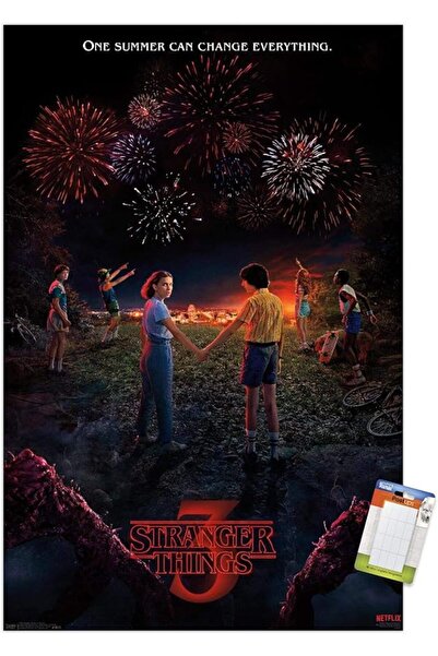 ESSESORIES Netflix Stranger Things: Season Key Art Poster Wall Art Room Decor...