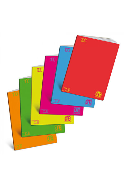 MC Micostore Caiet A4 cu Jolly Page - One Color Fluorescent All you can write...