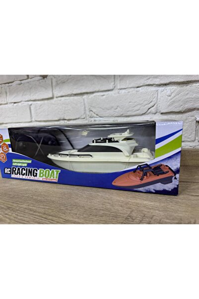 Magicway RC Racing Boat Uzaktan Kumandalı Çift Kapaklı Profesyonel Yarış Teknesi