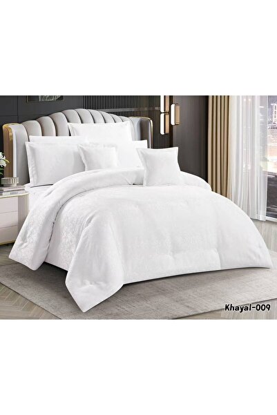 Asia Nefryn 8-Piece Jacquard Chenille Comforter Set |   Luxury Sophistication...