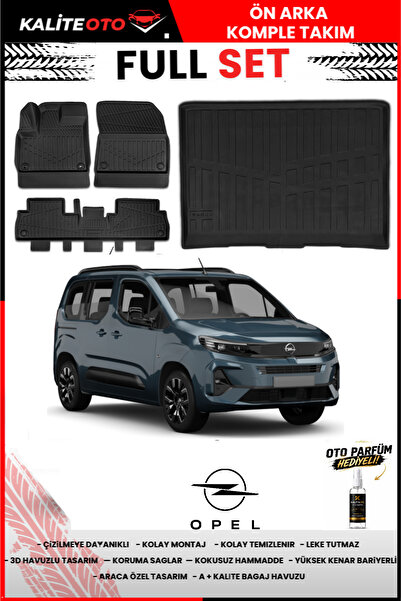 ko kaliteoto Opel Combo 2023 Model Seperatör Sökülmüş 3D Bagaj Havuzu Ve Pasp...