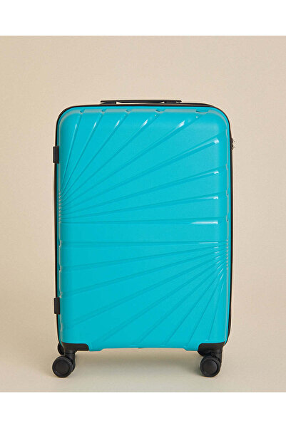 REDTAG Teal 24-Inch PP Hard Trolley Luggage