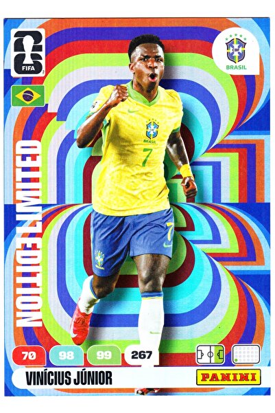 Panini FWC Dünya Kupası 2026 XXL Vinicius Jr. Limited Edition Oyun Kartı (14c...