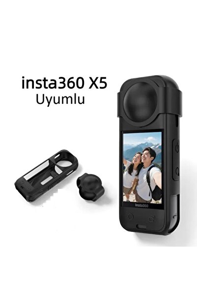 Zoli İnsta360 X5 Aksiyon Kamera Uyumlu Koruyucu Silikon Kılıf