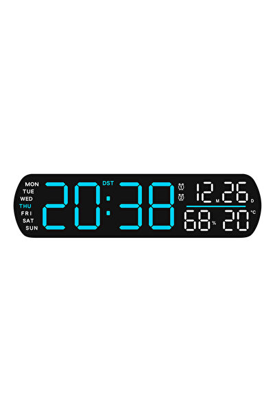 Choice BBL LED Alarm Clock TEMP Humidity Date Week Display Dual Alarm Timer C...