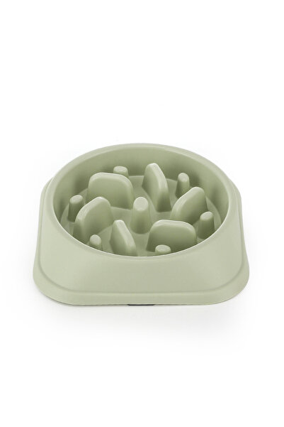 Choice6 Green Pet Dog Slow Feeder Bowl Non Slip Puzzle Bowl Anti-Gulping Pet ...