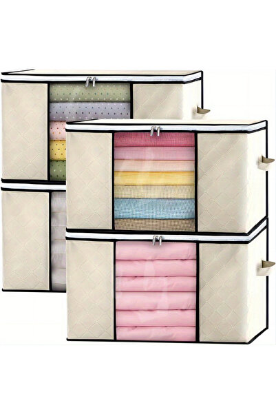 choice2 4PC 1/2/4/6pcs Storage Bag With Handles, Portable Clothes Storage Bag...