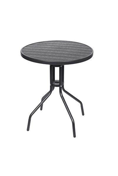 Saray Home Στρογγυλό Τραπέζι Πολυπροπυλενίου 60×60×69εκ. Retzo TB021-ANT Ανθρακί
