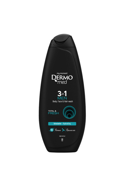 Dermomed Gel De Dus Men Total & Fresh 3in1, 450 ml