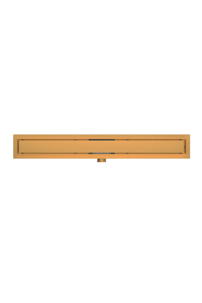 OEM Rigola dus Gold cu gratar plat, din inox, lungime 70 cm