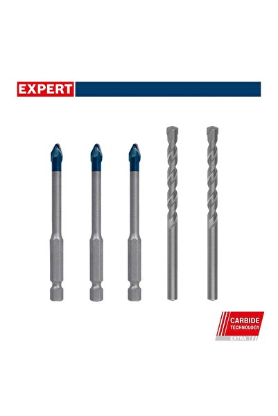 Bosch Expert 3 x HEX9 2 x CYL3 5'li 6 mm Sert Seramik Delme Ucu 2608900596