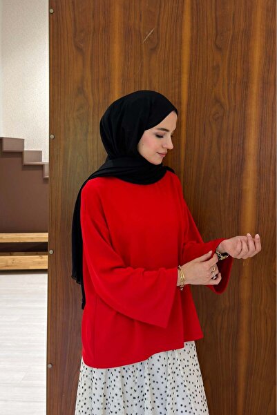 Faya Boutique Nar Çiçeği Osyho Kumaş Bluz
