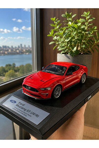 scntoys نموذج سيارة فورد موستانج بمقياس 1:26 مع حامل خاص وأبواب قابلة للفتح، ...