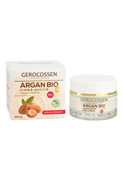 GEROCOSSEN Αντιρυτιδική Κρέμα 45+ Αργκάν Βιολογική, 50 ml